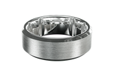 Groove Ring® Tungsten - Platinum