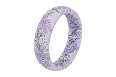 July Delphinium Thin Ring