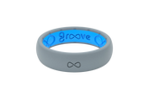 Solid Storm Grey Thin Ring