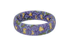 February Violets Thin Ring