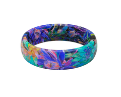 Twilight Blossom Thin Ring