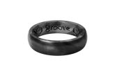Solid Black Pearl Thin Ring