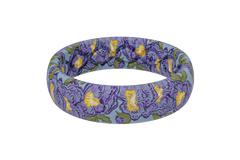 February Violets Thin Ring