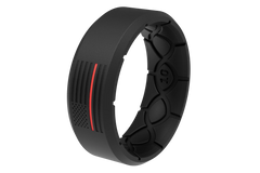Edge Hero - Protector Black/Red Line Ring