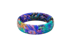 Twilight Blossom Thin Ring