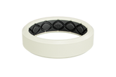 Zeus Cream White Thin Ring