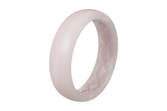 Solid Pearl Rose Thin Ring