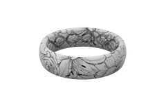 Winter Rose Thin Ring