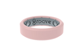 Edge Rose Quartz Thin Ring