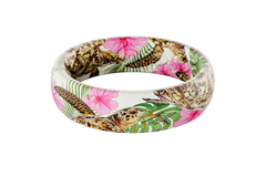 Guy Harvey Pink Hibiscus Turtle Thin Ring