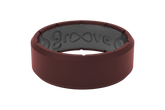 Edge Crimson & Grey Ring