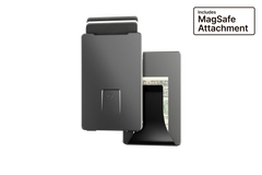 Groove Wallet® with MagSafe Plate - Gun Metal