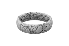 Winter Rose Thin Ring