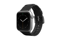 Vulcan Obsidian - Black Apple Leather Watch Band