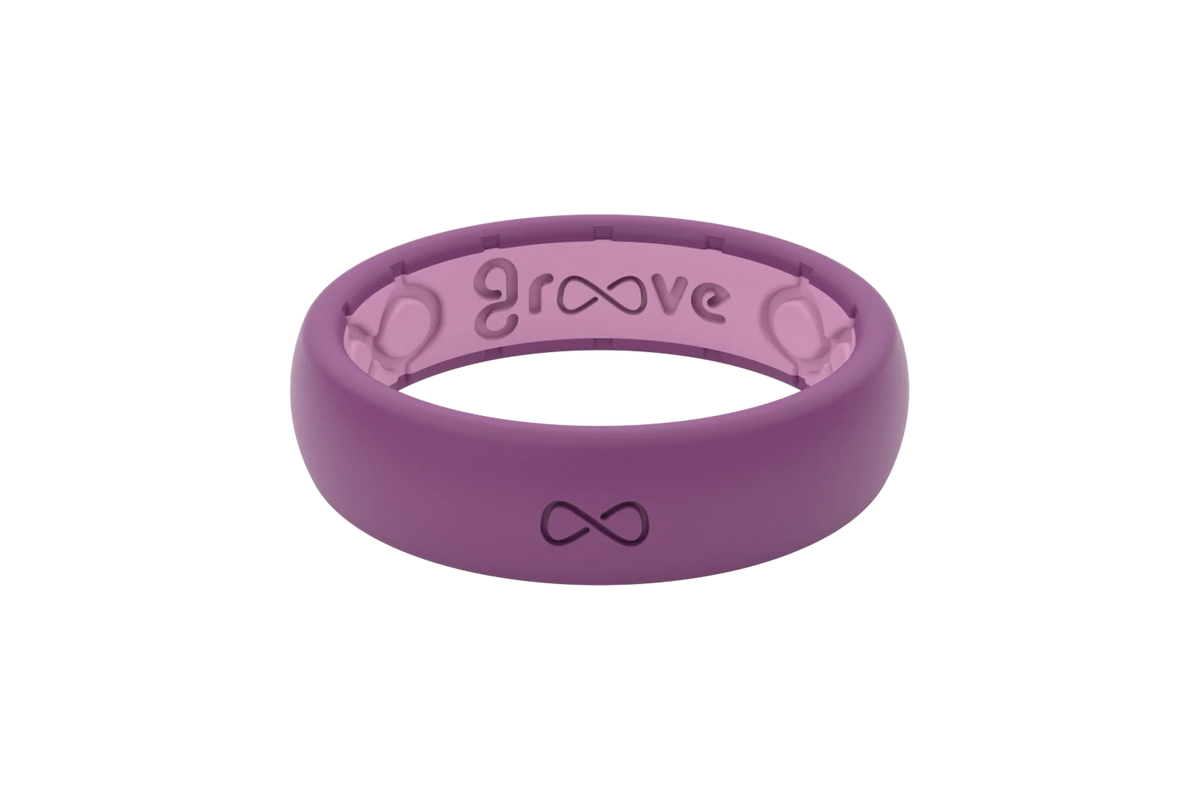 Solid Lilac Thin Ring
