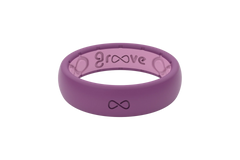 Solid Lilac Thin Ring