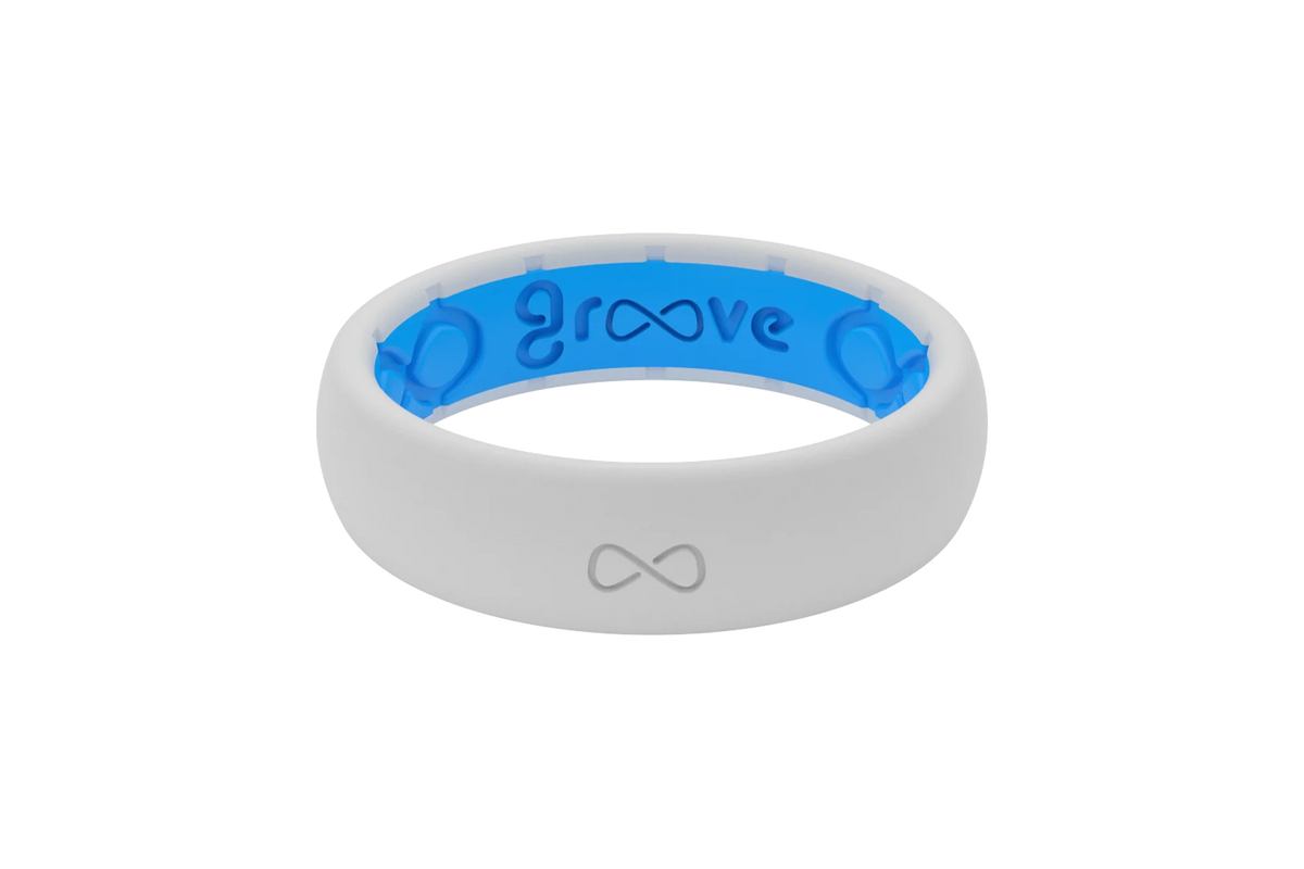 Solid Snow Thin Ring