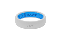 Solid Snow Thin Ring