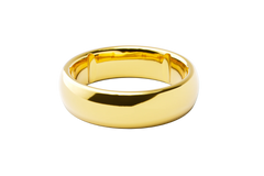 Groove Ring® Tungsten 6mm - 24k Gold