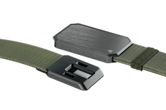 Groove Belt Gun Metal/Base Camp Green