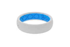 Solid Snow Thin Ring