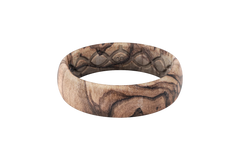 Burled Walnut Thin Ring