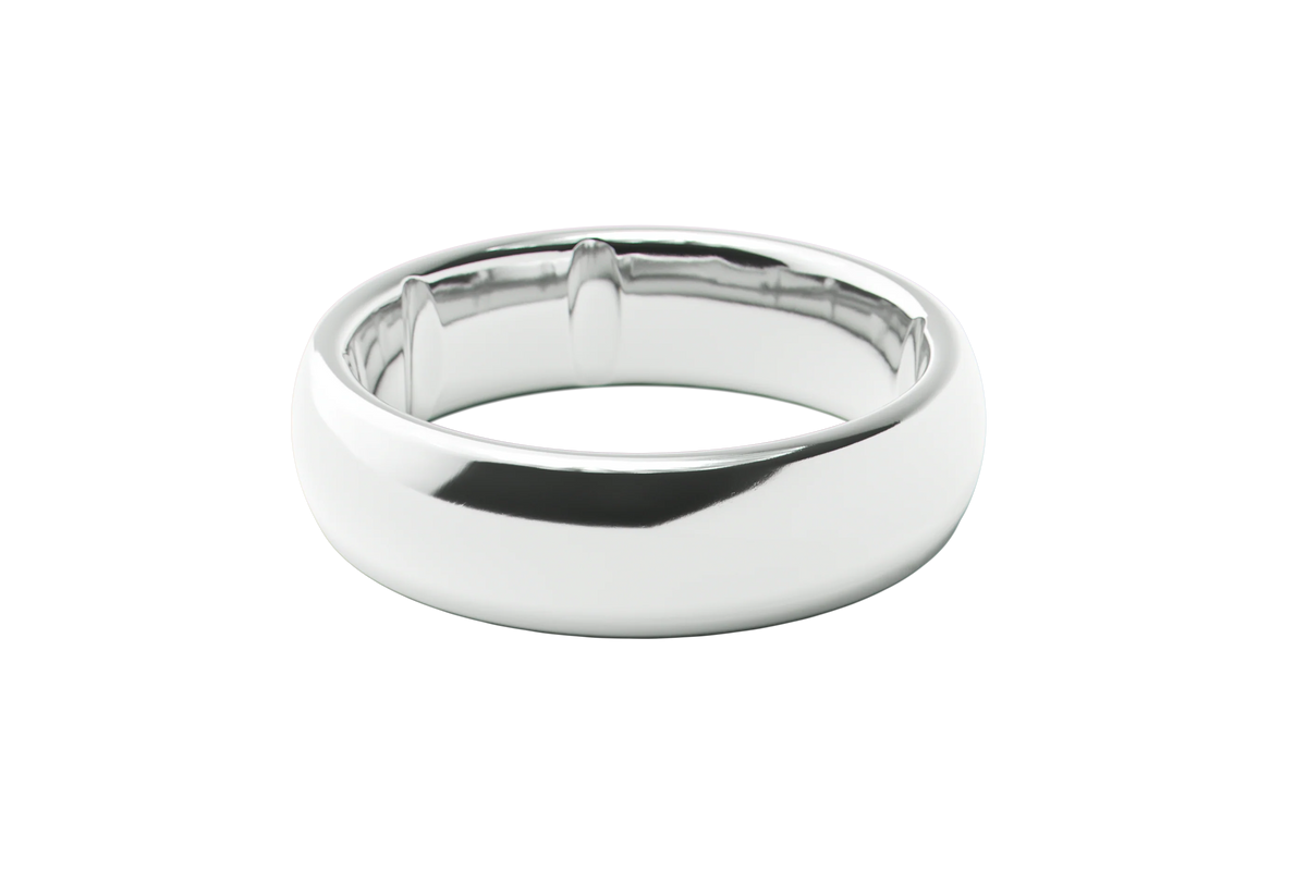 Groove Ring® Tungsten 6mm - Platinum