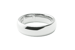 Groove Ring® Tungsten 6mm - Platinum
