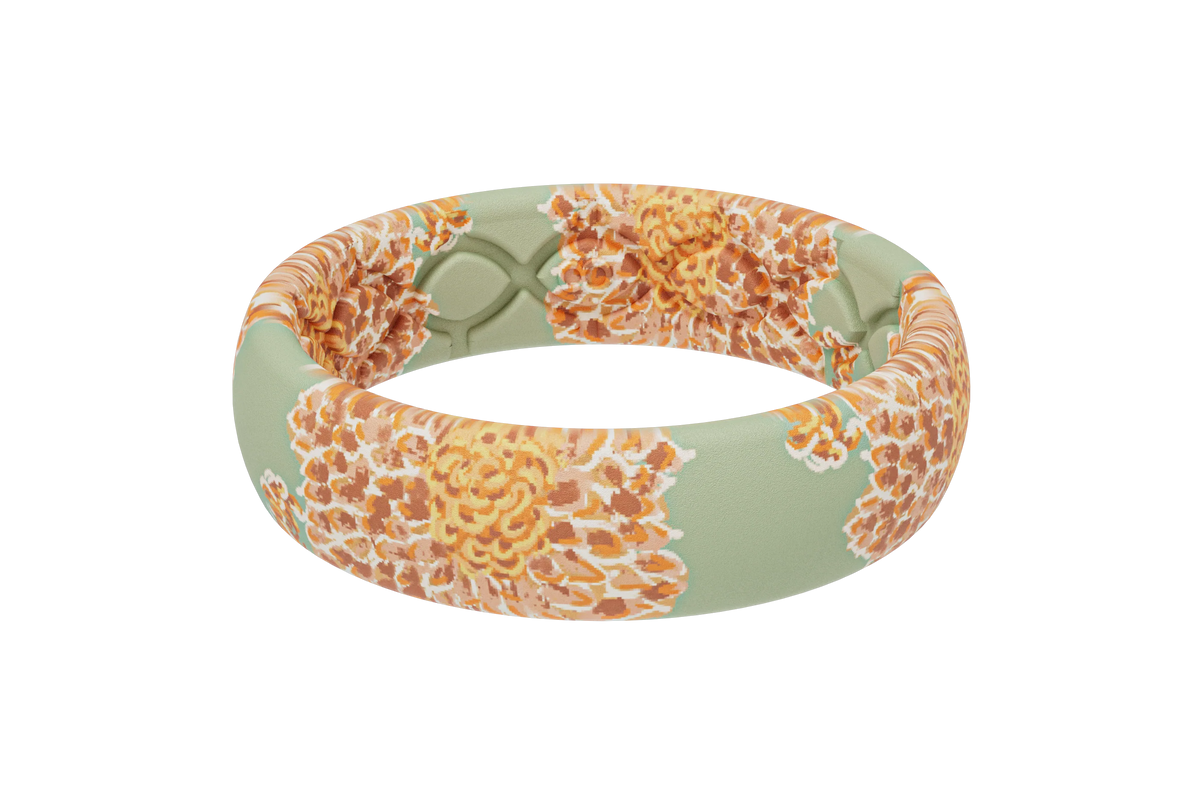November Mums Thin Ring