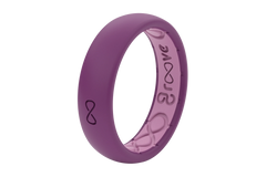 Solid Lilac Thin Ring
