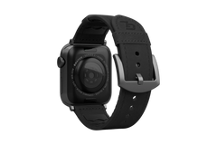 Vulcan Obsidian - Black Apple Leather Watch Band