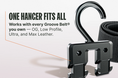 Groove Belt® Hanger - 2-Pack