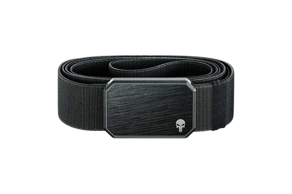 Groove Belt - Punisher Skull Black/Black