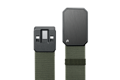 Groove Belt Gun Metal/Base Camp Green
