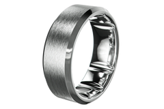 Groove Ring® Tungsten - Platinum