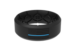 Edge Hero - Protector Black/Blue Line Ring