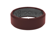 Edge Crimson & Grey Ring