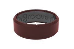 Edge Crimson & Grey Ring