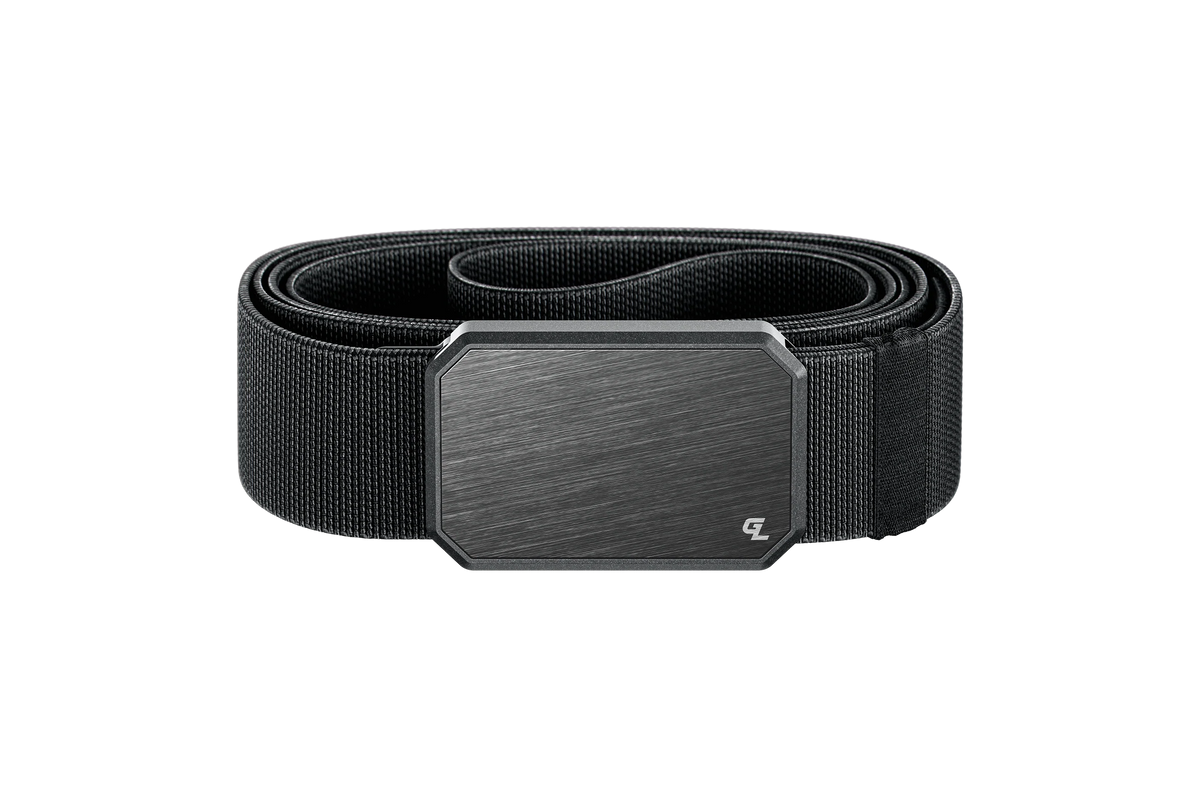 Groove Belt Gun Metal/Black