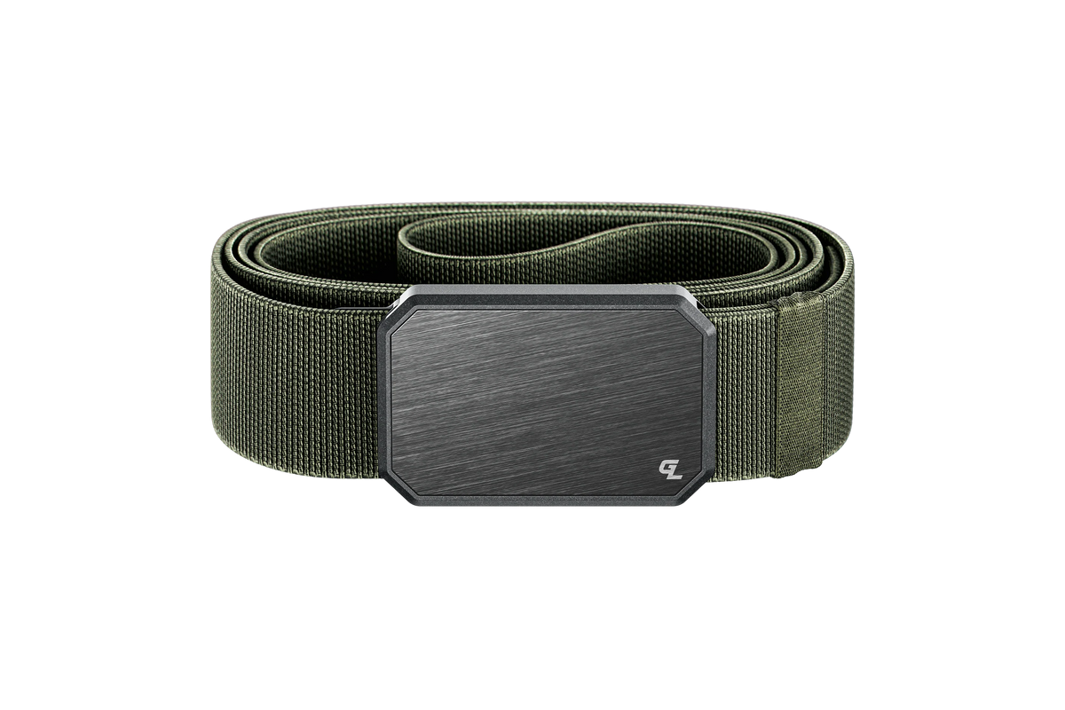 Groove Belt Gun Metal/Base Camp Green