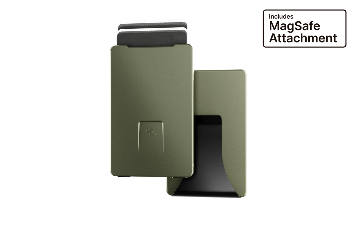 Groove Wallet® with MagSafe Plate - Base Camp Green