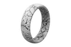 Winter Rose Thin Ring
